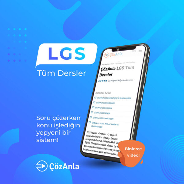 ÇözAnla LGS Tüm Dersler