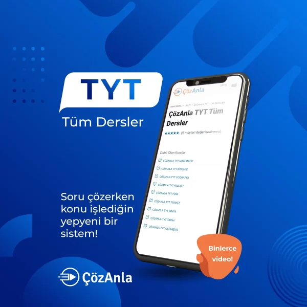ÇözAnla TYT Tüm Dersler