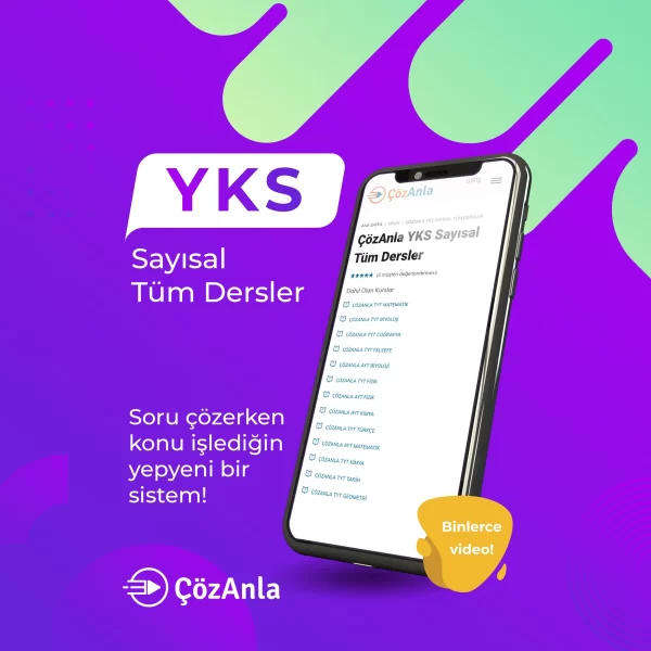 ÇözAnla YKS Sayısal Tüm Dersler